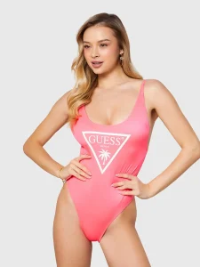 Costum de baie intreg triangle logo, roz – GUESS One Piece a fost adăugat la favorite!