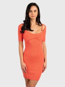 Rochie Maddison, portocaliu – GUESS Maddison Rib Dress a fost adăugat la favorite!