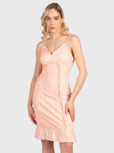 Rochie mini cu bretele coral – GUESS Straps Amal Mini Dress a fost adăugat la favorite!