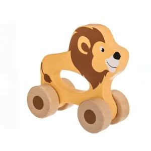 Jucarie din lemn copii - Leu 2 in 1, impinge si trage, 6 luni+ a fost adăugat la favorite!