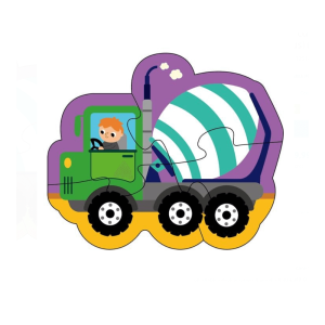 Puzzle pentru Bebelusi – Vehicule de Constructii, 16 piese, 12 luni+ a fost adăugat la favorite!