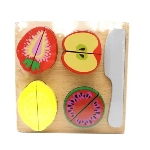 Set Educativ din Lemn – Fructe Colorate de Feliat, 16×16 cm, 3 ani+ a fost adăugat la favorite!