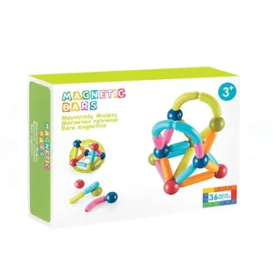 Set constructie interactiv, piese magnetice, 36 buc, 3 ani + a fost adăugat la favorite!