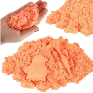 Nisip Kinetic - portocaliu, 1 kg, 5 ani+ a fost adăugat la favorite!