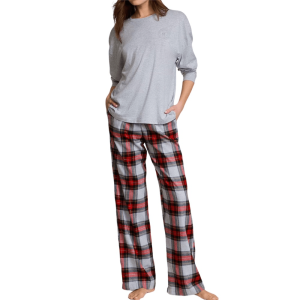 Pijama lunga de bumbac Victoria's Secret - Pretty Tartan Plaid a fost adăugat la favorite!