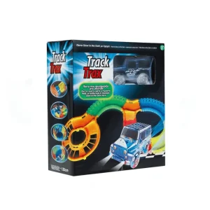 Pista Auto Fluorescenta Nocturna cu Bucla 360° si Masina LED Albastra – 3 ani+ a fost adăugat la favorite!