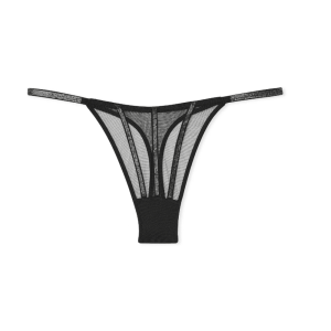 Chiloti tanga Victoria’s Secret – Sheer Shine Thong Panty - Black a fost adăugat la favorite!