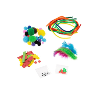 Set Creativ Art & Craft cu accesorii colorate și cutie de depozitare a fost adăugat la favorite!