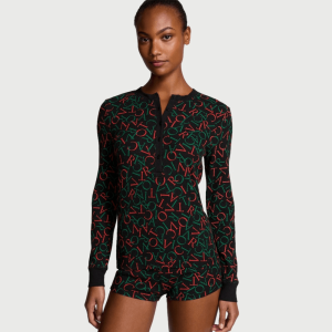 Set pijama scurtă Thermal - Logo Victoria's Secret a fost adăugat la favorite!