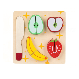 Set Educativ din Lemn – Fructe Colorate de Feliat, 18x18 cm, 12 luni+ a fost adăugat la favorite!
