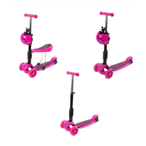 Trotineta 3 in 1, Roz, pentru Copii 2-6 ani a fost adăugat la favorite!