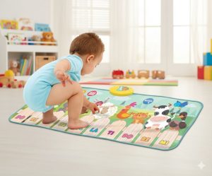 Pian de Joaca Muzical – Covoras Interactiv 95x35 cm a fost adăugat la favorite!